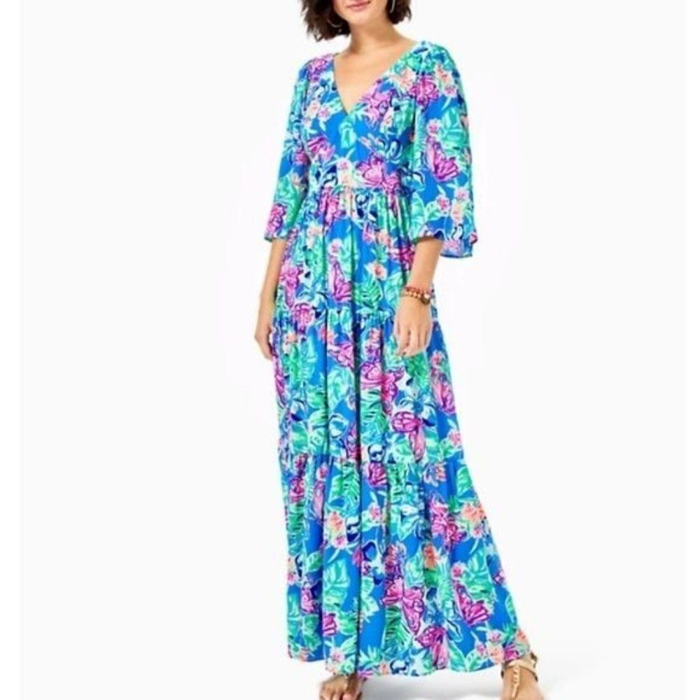 LILLY PULITZER REASE MAXI DRESS Size 4